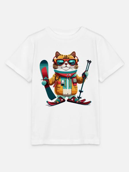 Ski - Stanley/Stella Kinder T-Shirt MINI CREATOR - Weiß