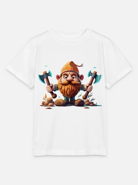 Gartenzwerg - Stanley/Stella Kinder T-Shirt MINI CREATOR - Weiß