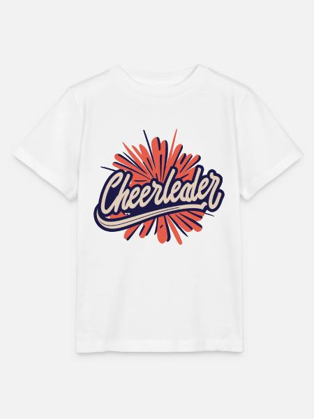 Cheerleader - Stanley/Stella Kinder T-Shirt MINI CREATOR - Weiß