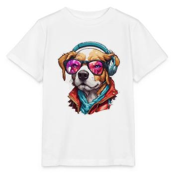 Hund / Tier / Haustier / Pfote / Fellnase / Wauwau - Stanley/Stella Kinder T-Shirt MINI CREATOR  - Weiß - Vorne - Maike (125cm)