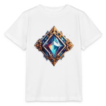 Diamant / Kristall / Brillanz / Stein / Edel - Stanley/Stella Kinder T-Shirt MINI CREATOR  - Weiß - Vorne - Maike (125cm)