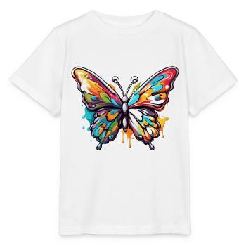 Butterfly / Animal / Insect / Flying / Summer - Stanley/Stella MINI CREATOR Kids’ T-Shirt - white - Front - Maike (125cm)