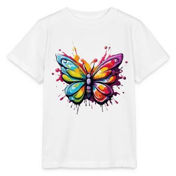 Butterfly / Animal / Insect / Flying / Summer - Stanley/Stella MINI CREATOR Kids’ T-Shirt - white - Front - Maike (125cm)