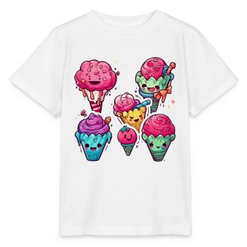 Lollipop / Lollipop / Candy / Lick / Cute - Stanley/Stella MINI CREATOR Kids’ T-Shirt - white - Front - Maike (125cm)