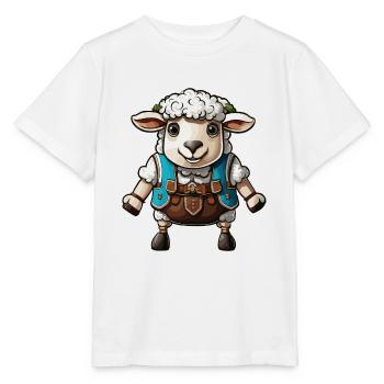 Lederhosen / Animal / Traditional costume / Tradition / Sheep - Stanley/Stella MINI CREATOR Kids’ T-Shirt - white - Front - Maike (125cm)