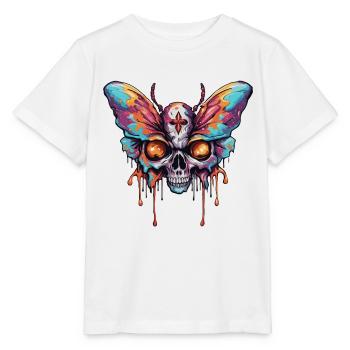 Motte / Tier / Insekt / Larve / Schädling - Stanley/Stella Kinder T-Shirt MINI CREATOR  - Weiß - Vorne - Maike (125cm)