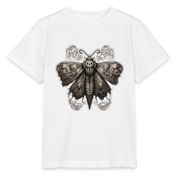 Motte / Tier / Insekt / Larve / Schädling - Stanley/Stella Kinder T-Shirt MINI CREATOR  - Weiß - Vorne - Maike (125cm)