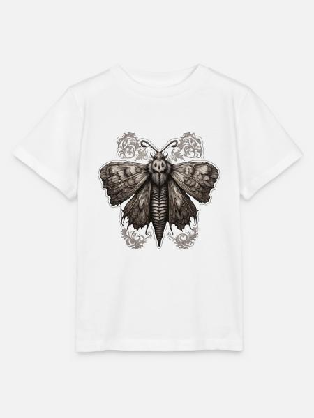 Motte / Tier / Insekt / Larve / Schädling - Stanley/Stella Kinder T-Shirt MINI CREATOR - Weiß