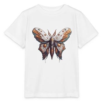 Motte / Tier / Insekt / Larve / Schädling - Stanley/Stella Kinder T-Shirt MINI CREATOR  - Weiß - Vorne - Maike (125cm)