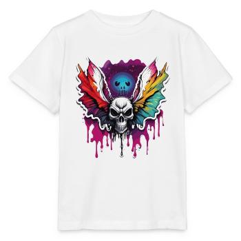 Motte / Tier / Insekt / Larve / Schädling - Stanley/Stella Kinder T-Shirt MINI CREATOR  - Weiß - Vorne - Maike (125cm)