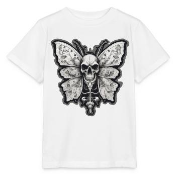 Motte / Tier / Insekt / Larve / Schädling - Stanley/Stella Kinder T-Shirt MINI CREATOR  - Weiß - Vorne - Maike (125cm)