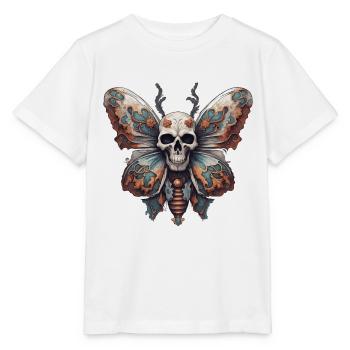 Motte / Tier / Insekt / Larve / Schädling - Stanley/Stella Kinder T-Shirt MINI CREATOR  - Weiß - Vorne - Maike (125cm)