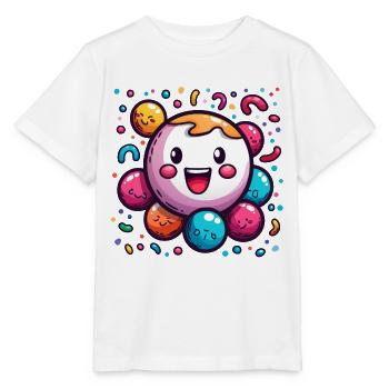 Joie de carnaval avec des confettis - T-shirt bio MINI CREATOR Stanley/Stella Enfant - blanc - Devant - Maike (125cm)