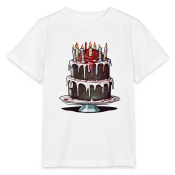 Birthday Cake / Cake / Happy Birthday / Cake - Stanley/Stella MINI CREATOR Kids’ T-Shirt - white - Front - Maike (125cm)