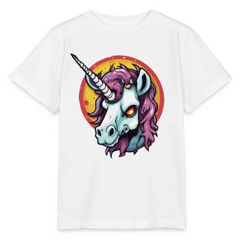 Unicorn / mythical creatures / fairy tales / magic / glitter - Stanley/Stella MINI CREATOR Kids’ T-Shirt - white - Front - Maike (125cm)