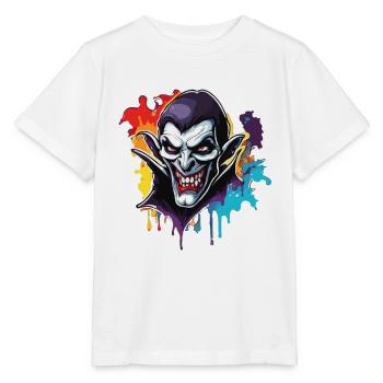 Vampir / Dracula / Blutsauger / Halloween / Mythos - Stanley/Stella Kinder T-Shirt MINI CREATOR  - Weiß - Vorne - Maike (125cm)