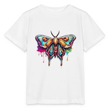 Motte / Tier / Insekt / Larve / Schädling - Stanley/Stella Kinder T-Shirt MINI CREATOR  - Weiß - Vorne - Maike (125cm)