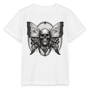 Motte / Tier / Insekt / Larve / Schädling - Stanley/Stella Kinder T-Shirt MINI CREATOR  - Weiß - Vorne - Maike (125cm)