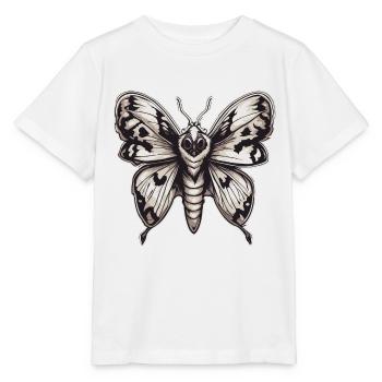 Motte / Tier / Insekt / Larve / Schädling - Stanley/Stella Kinder T-Shirt MINI CREATOR  - Weiß - Vorne - Maike (125cm)