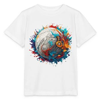 Planets / Solar System / Space / Galaxy - Stanley/Stella MINI CREATOR Kids’ T-Shirt - white - Front - Maike (125cm)