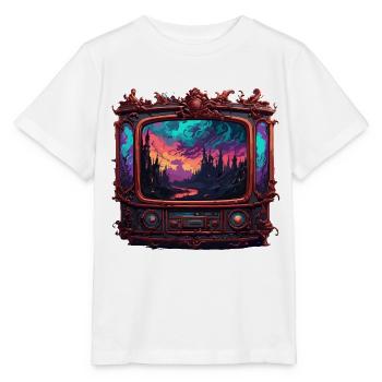TV / Television / Analogue / Tube TV / Retro - Stanley/Stella MINI CREATOR Kids’ T-Shirt - white - Front - Maike (125cm)