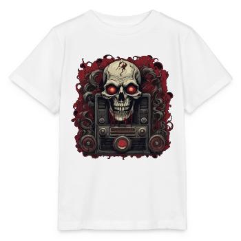 Radio / Analog / Music / Frequency / Speakers - Stanley/Stella MINI CREATOR Kids’ T-Shirt - white - Front - Maike (125cm)