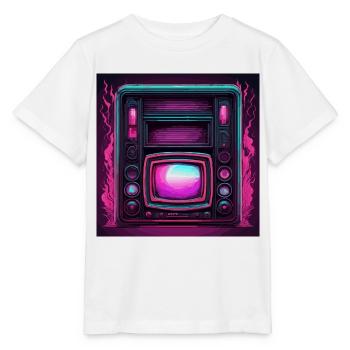 TV / Television / Analogue / Tube TV / Retro - Stanley/Stella MINI CREATOR Kids’ T-Shirt - white - Front - Maike (125cm)