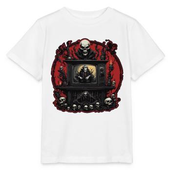 TV / Television / Analogue / Tube TV / Retro - Stanley/Stella MINI CREATOR Kids’ T-Shirt - white - Front - Maike (125cm)