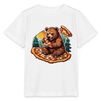 Pizza / Fast Food / Italian / Margherita - Stanley/Stella MINI CREATOR Kids’ T-Shirt - white - Front - Maike (125cm)