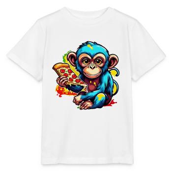 Pizza / Fast Food / Italian / Margherita - Stanley/Stella MINI CREATOR Kids’ T-Shirt - white - Front - Maike (125cm)