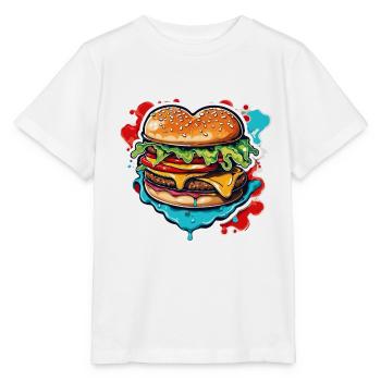 Burgers / Fast Food / Food / Buns / Beef - Stanley/Stella MINI CREATOR Kids’ T-Shirt - white - Front - Maike (125cm)
