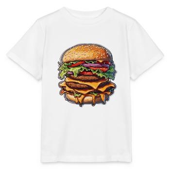 Burgers / Fast Food / Food / Buns / Beef - Stanley/Stella MINI CREATOR Kids’ T-Shirt - white - Front - Maike (125cm)