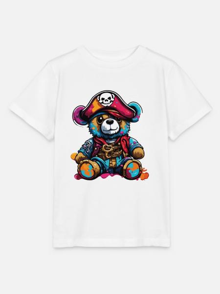 Teddybär / Kuscheltier / Stofftier / Geschenkidee - Stanley/Stella Kinder T-Shirt MINI CREATOR - Weiß