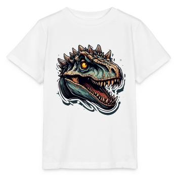 Dinosaurier / Tier / Urzeit / Reptil / Jungs - Stanley/Stella Kinder T-Shirt MINI CREATOR  - Weiß - Vorne - Maike (125cm)