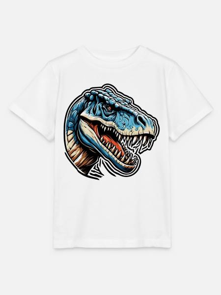 Dinosaurier / Tier / Urzeit / Reptil / Jungs - Stanley/Stella Kinder T-Shirt MINI CREATOR - Weiß