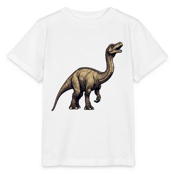 Dinosaurier / Tier / Urzeit / Reptil / Jungs - Stanley/Stella Kinder T-Shirt MINI CREATOR  - Weiß - Vorne - Maike (125cm)
