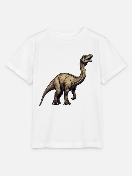 Dinosaurier / Tier / Urzeit / Reptil / Jungs - Stanley/Stella Kinder T-Shirt MINI CREATOR - Weiß