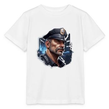 Polizei / Einsatz / Beruf / Job / Einsatzkräfte - Stanley/Stella Kinder T-Shirt MINI CREATOR  - Weiß - Vorne - Maike (125cm)