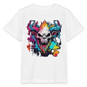 Wendigo / Evil Spirit / Possessive / Horror - Stanley/Stella MINI CREATOR Kids’ T-Shirt - white - Front - Maike (125cm)