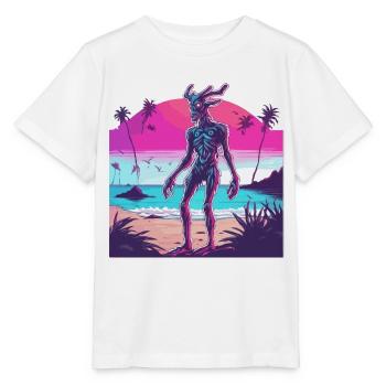 Wendigo / Evil Spirit / Possessive / Horror - Stanley/Stella MINI CREATOR Kids’ T-Shirt - white - Front - Maike (125cm)