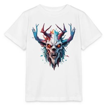 Wendigo / Evil Spirit / Possessive / Horror - Stanley/Stella MINI CREATOR Kids’ T-Shirt - white - Front - Maike (125cm)