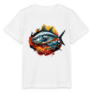 Fish / Animal / Aquarium / Water / Pond / Lake - Stanley/Stella MINI CREATOR Kids’ T-Shirt - white - Front - Maike (125cm)