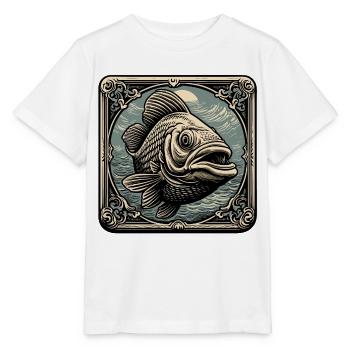 Fish / Animal / Aquarium / Water / Pond / Lake - Stanley/Stella MINI CREATOR Kids’ T-Shirt - white - Front - Maike (125cm)