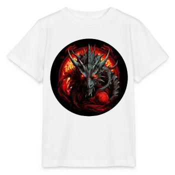 The dragon has seen you - Stanley/Stella MINI CREATOR Kids’ T-Shirt - white - Front - Maike (125cm)