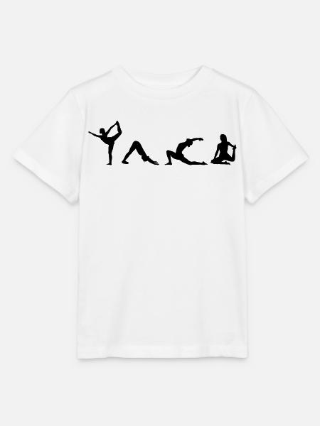 Yogini Zeichnung - Stanley/Stella Kinder T-Shirt MINI CREATOR  - Weiß