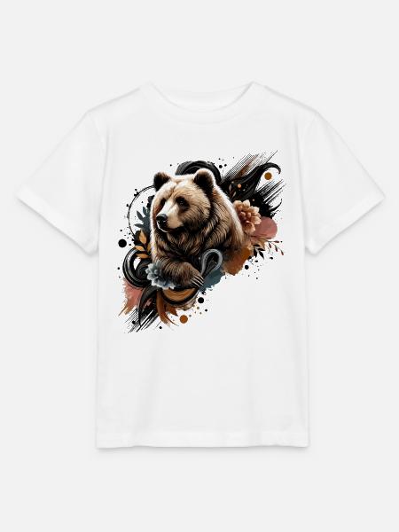 Grizzly, unserer, Bär - Stanley/Stella Kinder T-Shirt MINI CREATOR  - Weiß