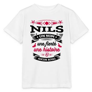 NILS UN NOM UNE FIERTÉ AUCUN RIVAL - T-shirt bio MINI CREATOR Stanley/Stella Enfant - blanc - Devant - Maike (125cm)