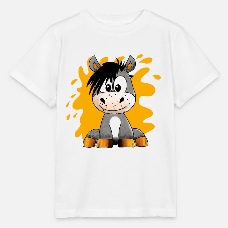 Mignon Poupée Cheval - T-shirt bio MINI CREATOR Stanley/Stella Enfant - blanc