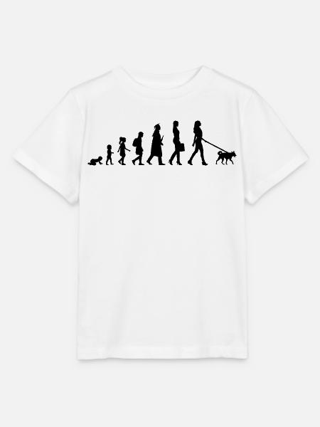 Entwicklung einer Hundehalterin - Stanley/Stella Kinder T-Shirt MINI CREATOR  - Weiß