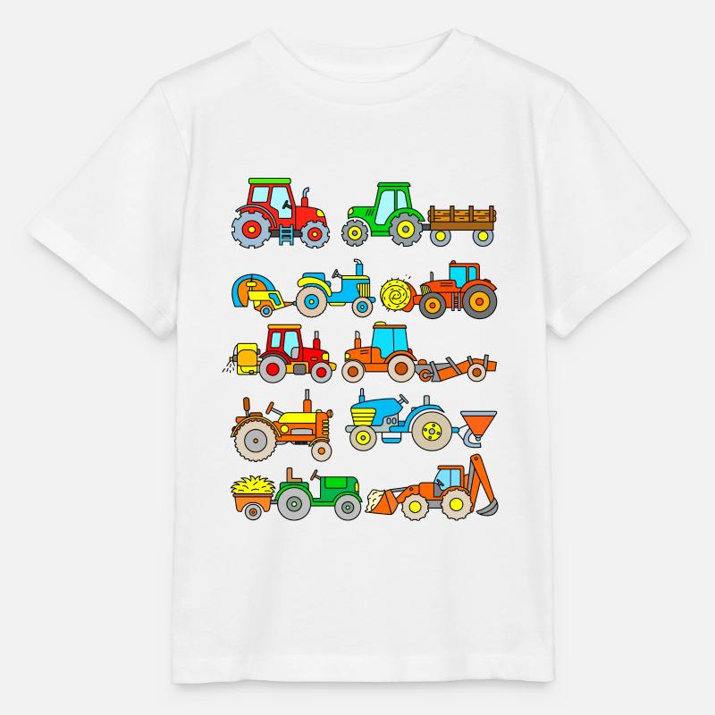 tracteurs - T-shirt bio MINI CREATOR Stanley/Stella Enfant - blanc